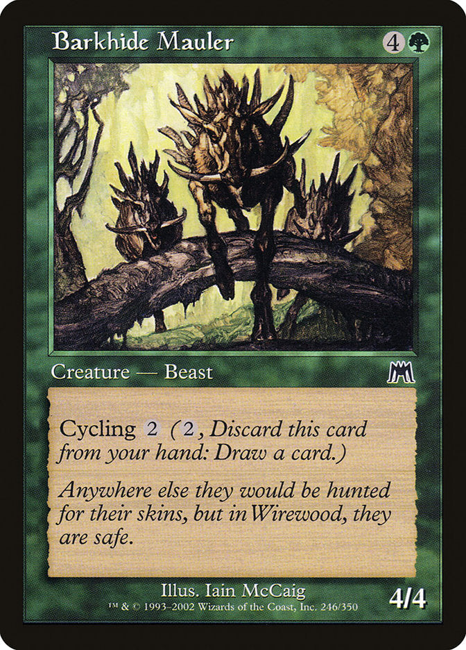 Barkhide Mauler [Onslaught] Magic: The Gathering