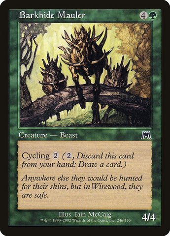 Barkhide Mauler [Onslaught] Magic: The Gathering