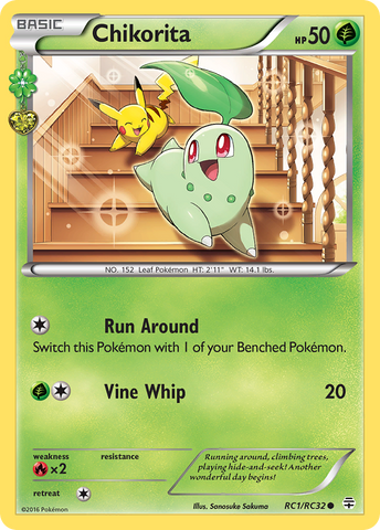 Chikorita (RC1/RC32) [XY: Generations] Pokémon