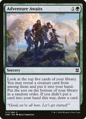 Adventure Awaits [Zendikar Rising] Magic: The Gathering