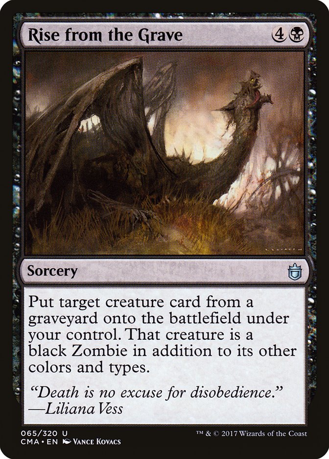 Rise from the Grave [Commander Anthology] Magic: The Gathering