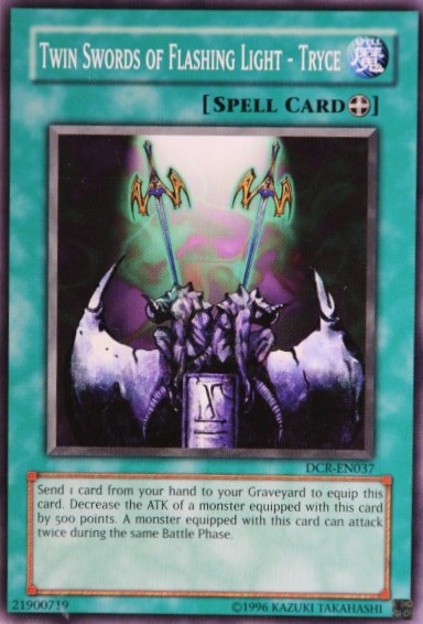 Twin Swords of Flashing Light - Tryce [DCR-EN037] Common Yu-Gi-Oh!