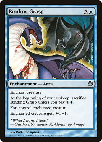 Binding Grasp [Coldsnap Theme Decks] Magic: The Gathering