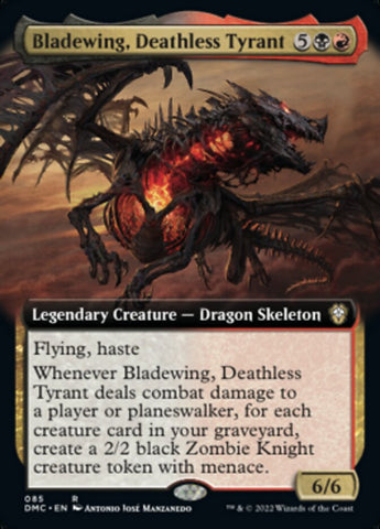 Bladewing, Deathless Tyrant (Extended Art) [Dominaria United Commander] Magic: The Gathering