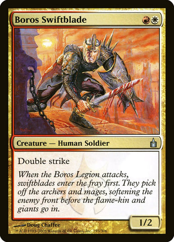 Boros Swiftblade [Ravnica: City of Guilds] Magic: The Gathering