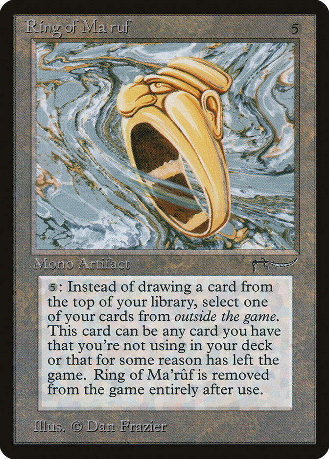 Ring of Ma'ruf [Arabian Nights] Magic: The Gathering