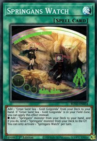 Springans Watch [BLVO-EN054] Super Rare Yu-Gi-Oh!