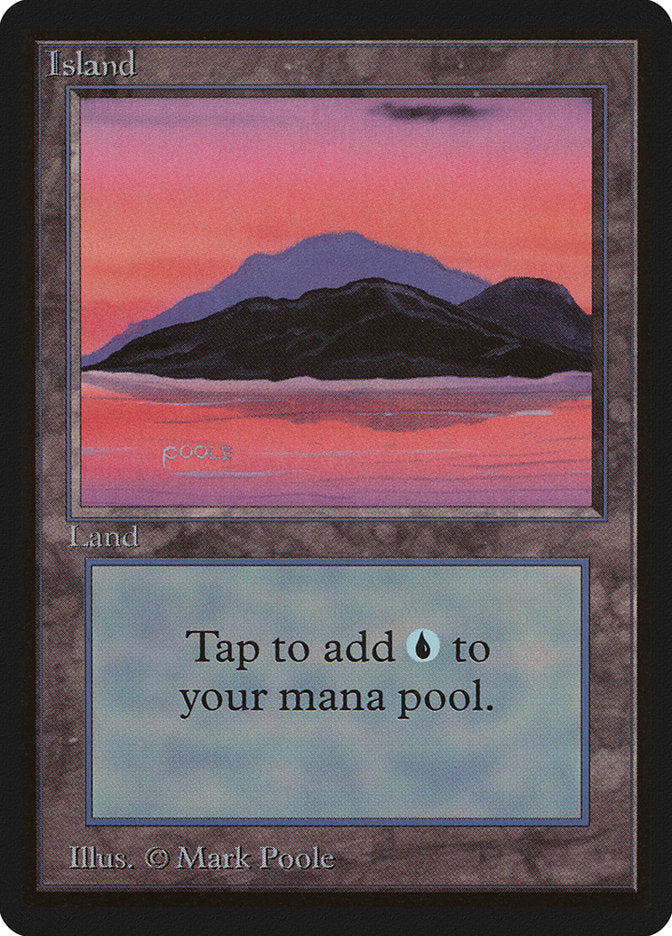 Island (293) [Beta Edition] Magic: The Gathering