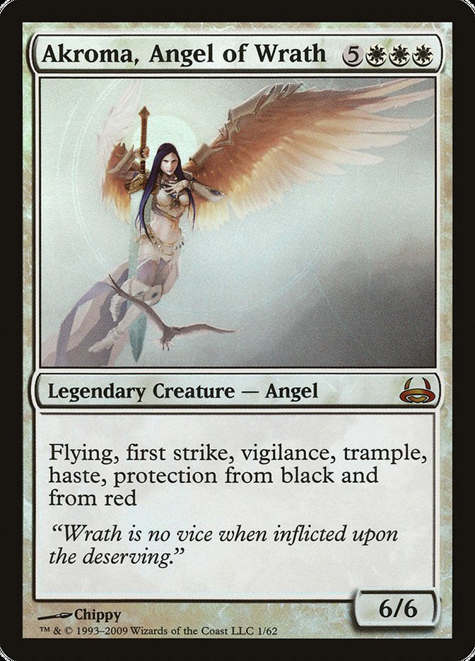 Akroma, Angel of Wrath [Duel Decks: Divine vs. Demonic] Magic: The Gathering