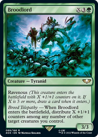 Broodlord (Surge Foil) [Warhammer 40,000] Magic: The Gathering