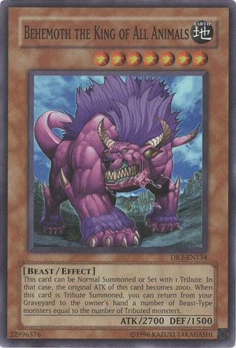 Behemoth the King of All Animals [DR3-EN134] Super Rare Yu-Gi-Oh!