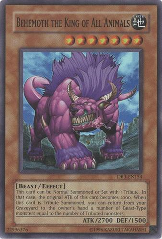 Behemoth the King of All Animals [DR3-EN134] Super Rare Yu-Gi-Oh!