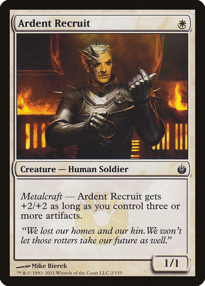 Ardent Recruit [Mirrodin Besieged] Magic: The Gathering