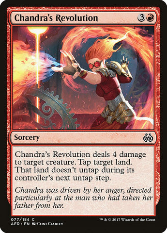 Chandra's Revolution [Aether Revolt] Magic: The Gathering