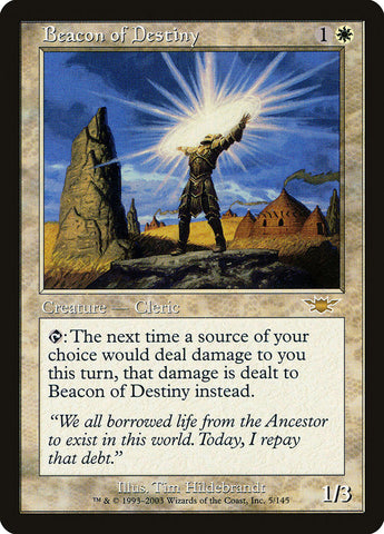 Beacon of Destiny [Legions] Magic: The Gathering