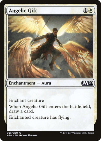 Angelic Gift [Core Set 2020] Magic: The Gathering