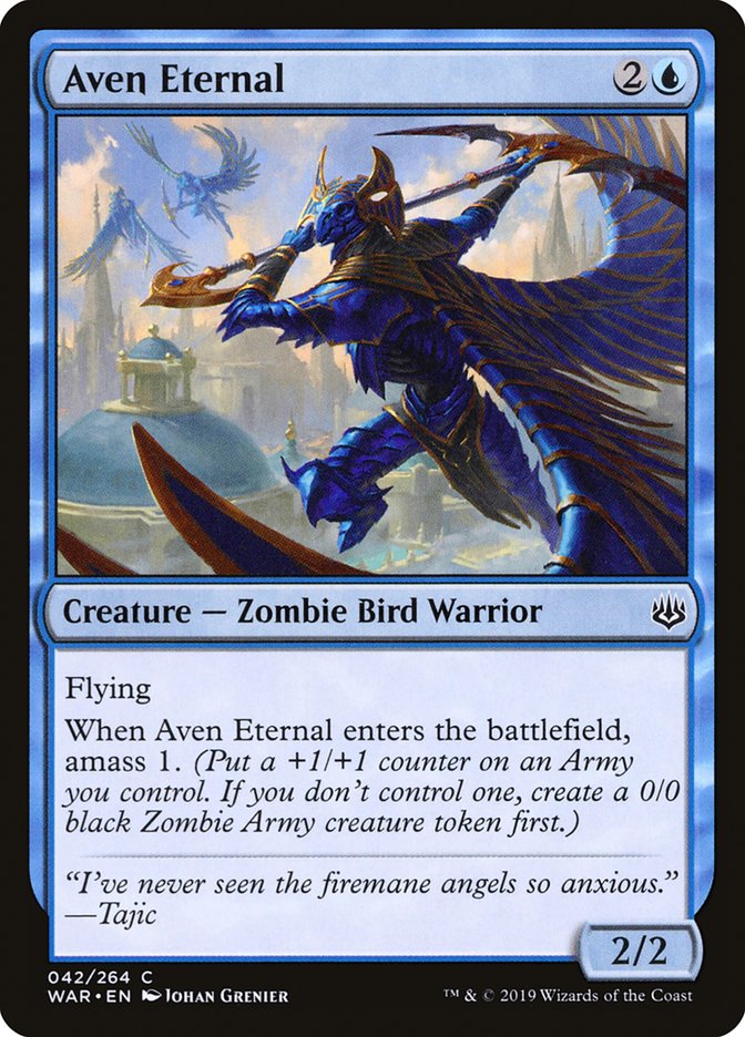 Aven Eternal [War of the Spark] Magic: The Gathering