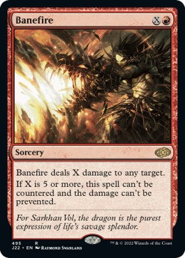 Banefire [Jumpstart 2022] Magic: The Gathering