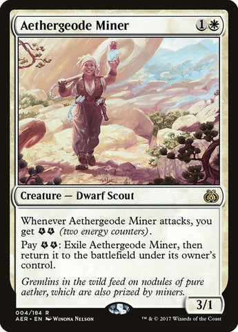 Aethergeode Miner [Aether Revolt] Magic: The Gathering