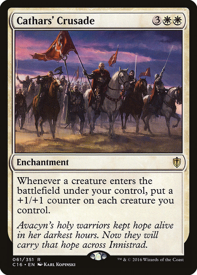 Cathars' Crusade [Commander 2016] Magic: The Gathering