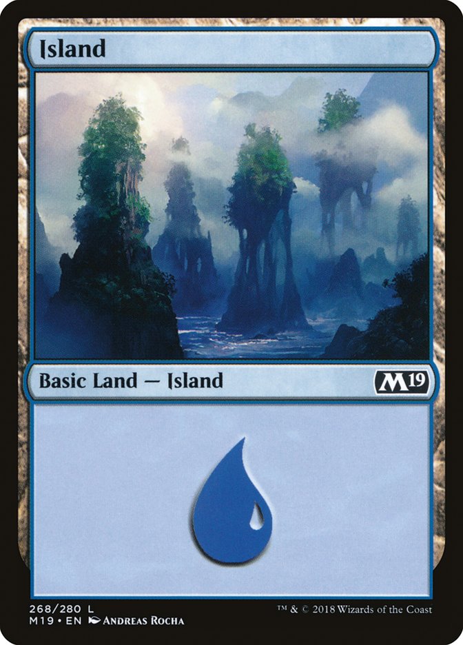 Island (268) [Core Set 2019] Magic: The Gathering