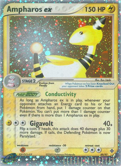 Ampharos ex (89/97) [EX: Dragon] Pokémon