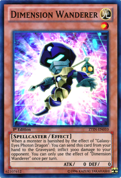 Dimension Wanderer [ZTIN-EN010] Super Rare Yu-Gi-Oh!