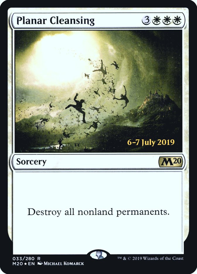 Planar Cleansing [Core Set 2020 Prerelease Promos] Magic: The Gathering