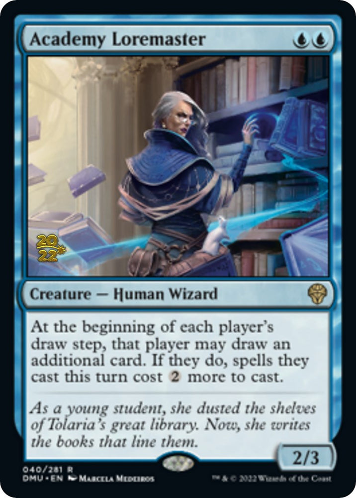 Academy Loremaster [Dominaria United Prerelease Promos] Magic: The Gathering
