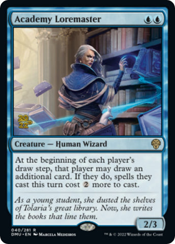 Academy Loremaster [Dominaria United Prerelease Promos] Magic: The Gathering