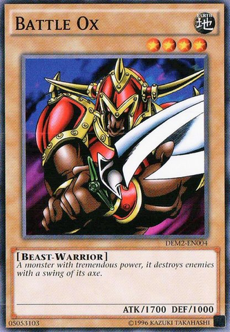 Battle Ox [DEM2-EN004] Common Yu-Gi-Oh!
