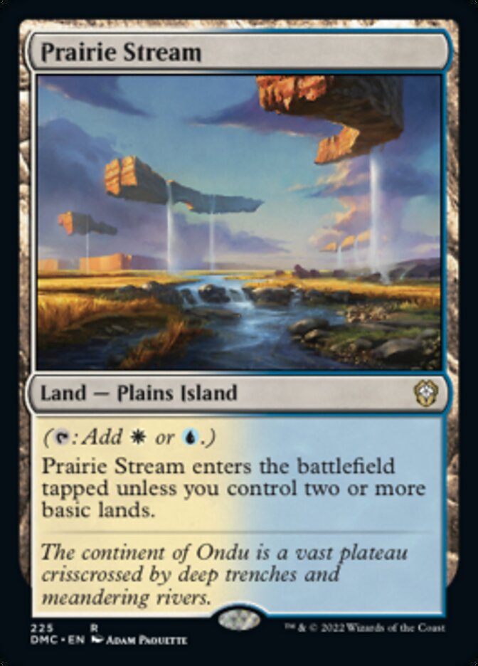 Prairie Stream [Dominaria United Commander] Magic: The Gathering