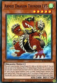 Armed Dragon Thunder LV5 [BLVO-EN003] Super Rare Yu-Gi-Oh!