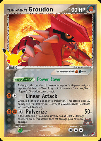 Team Magma's Groudon (9/95) [Celebrations: 25th Anniversary - Classic Collection] Pokémon