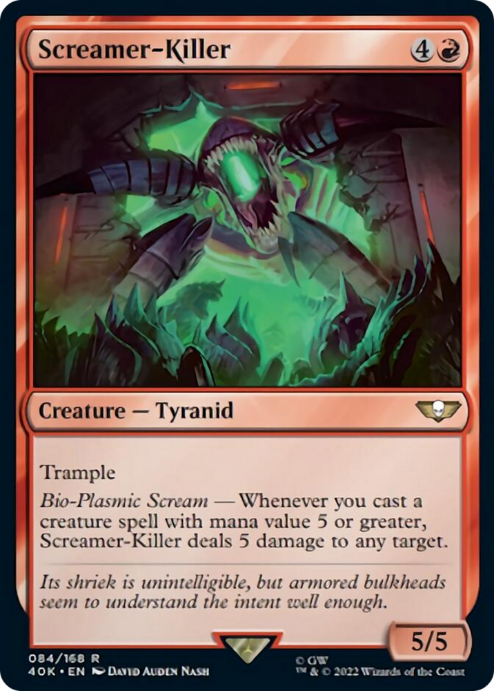 Screamer-Killer (Surge Foil) [Warhammer 40,000] Magic: The Gathering