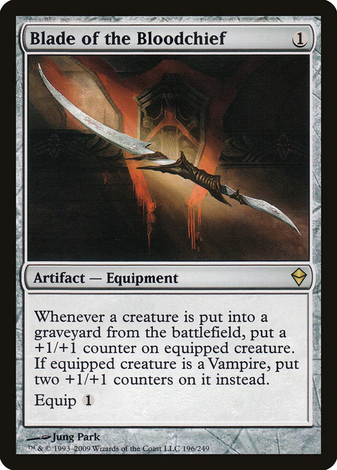 Blade of the Bloodchief [Zendikar] Magic: The Gathering