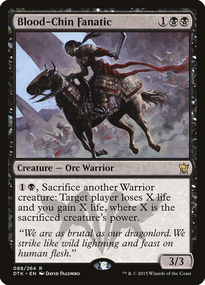 Blood-Chin Fanatic [Dragons of Tarkir] Magic: The Gathering