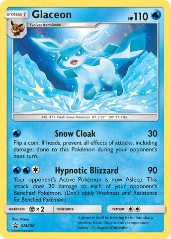 Glaceon (SM238) [Sun & Moon: Black Star Promos] Pokémon