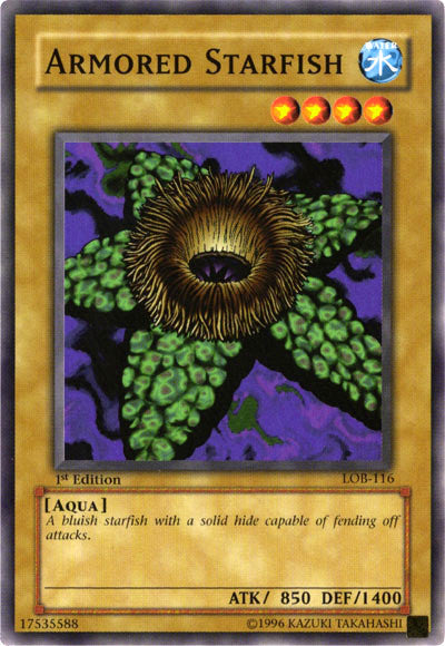 Armored Starfish [LOB-116] Common Yu-Gi-Oh!
