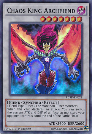 Chaos King Archfiend [LC5D-EN072] Super Rare Yu-Gi-Oh!