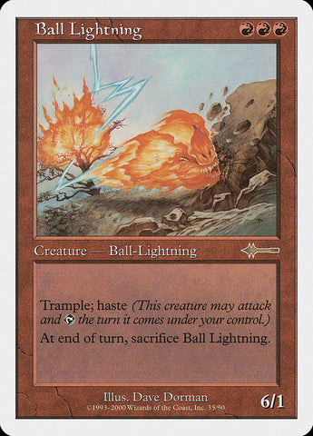Ball Lightning [Beatdown] Magic: The Gathering