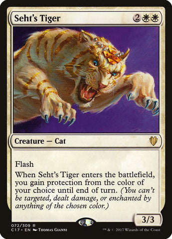 Seht's Tiger [Commander 2017] Magic: The Gathering