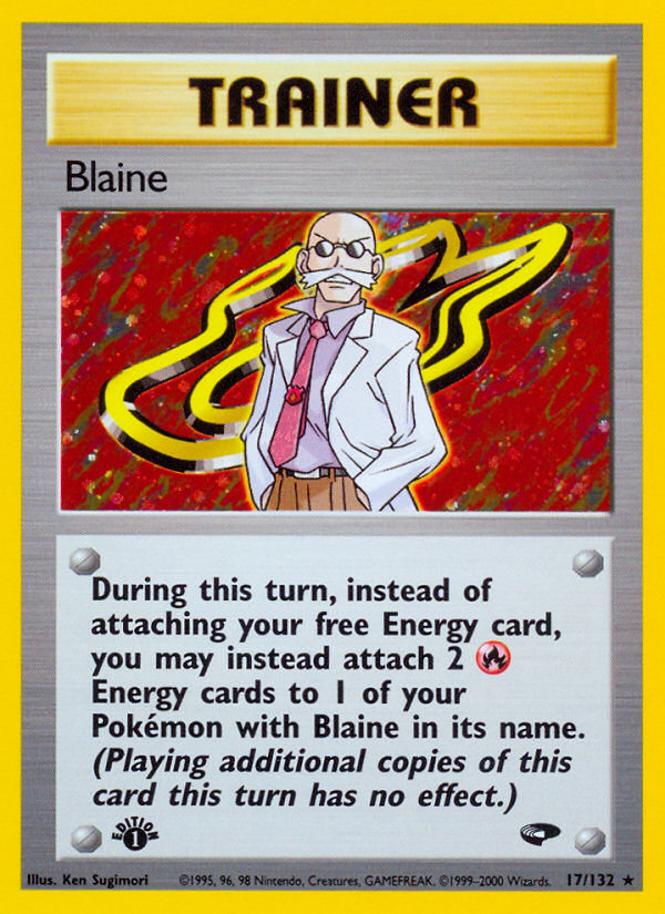 Blaine (17/132) [Gym Challenge 1st Edition] Pokémon