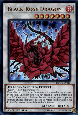 Black Rose Dragon [DUDE-EN010] Ultra Rare Yu-Gi-Oh!