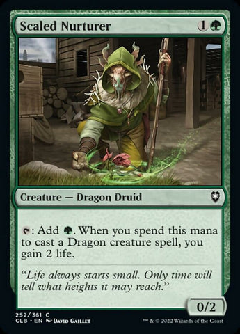 Scaled Nurturer [Commander Legends: Battle for Baldur's Gate] Magic: The Gathering