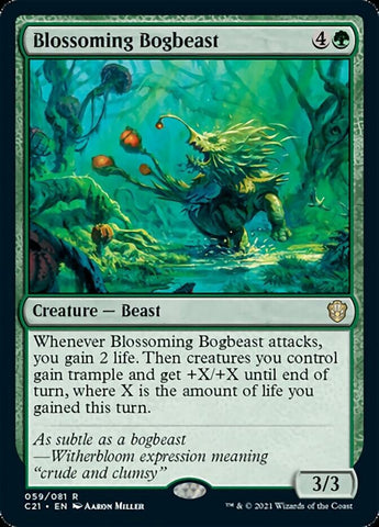Blossoming Bogbeast [Commander 2021] Magic: The Gathering