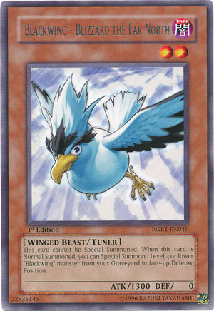 Blackwing - Blizzard the Far North [RGBT-EN010] Rare Yu-Gi-Oh!