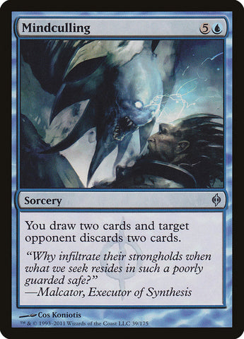 Mindculling [New Phyrexia] Magic: The Gathering