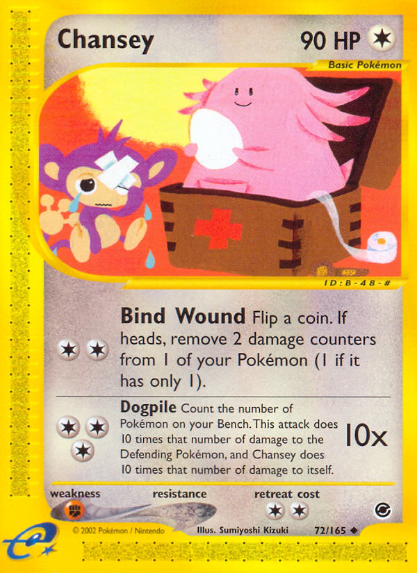 Chansey (72/165) [Expedition: Base Set] Pokémon
