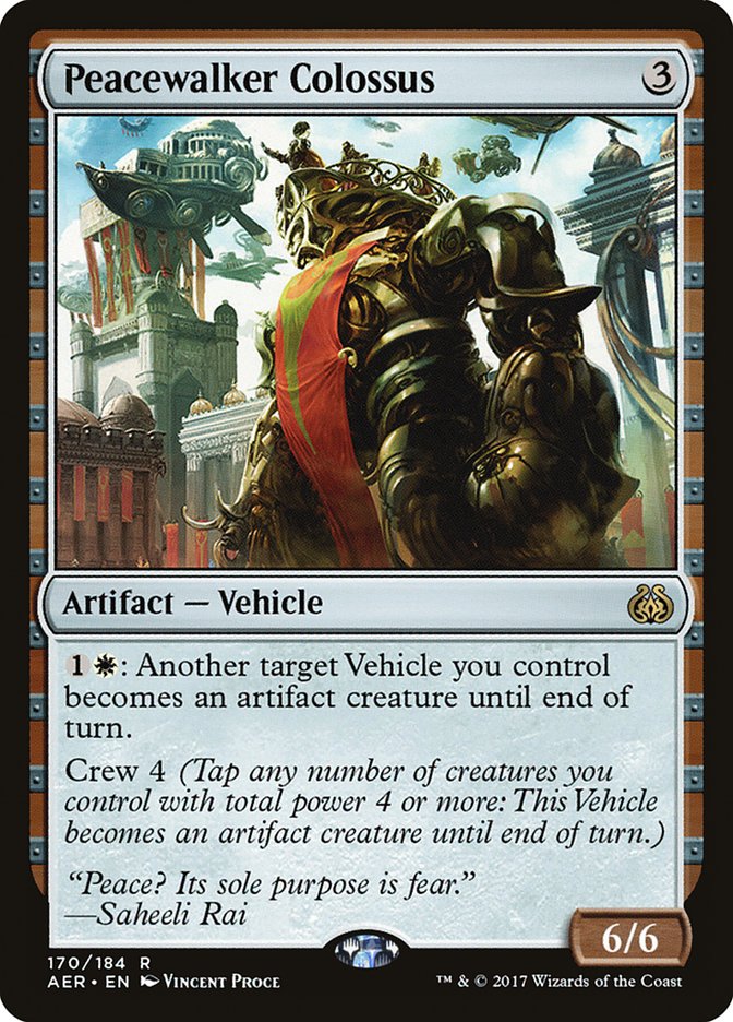Peacewalker Colossus [Aether Revolt] Magic: The Gathering